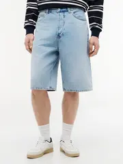 Шорты джинсовые мужские TOMMY JEANS THEO BAGGY SHORT BJ6