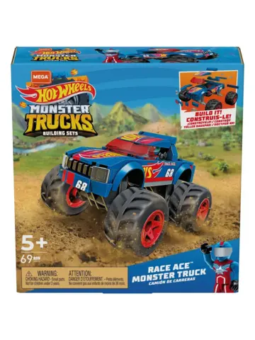 Конструктор Hot Wheels Монстр-трак Рейс Эйс HDJ93