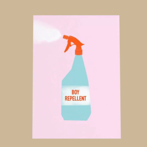 Открытка Boy Repellent