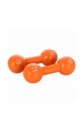 Гантель виниловая Lite Weights 1,5кг*2шт 3968EG