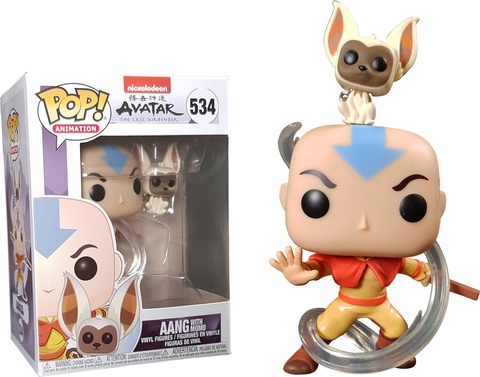 Фигурка Funko POP! Avatar: The Last Airbender: Aang with Momo (534)
