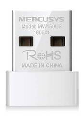 Mercusys MW150US Wi-Fi USB-адаптер для онлайн-игр,HD-видео,  веб-страниц, email, чатов.ОС Windows 10/8.1/8/7/XP (32/64б)