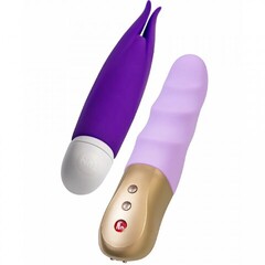 Набор: пульсатор + вибратор Fun factory CLIT KIT PETITE лиловый