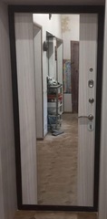 Входная металлическая дверь с зеркалом Лабиринт LEOLAB (Леолаб) 