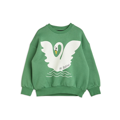 Свитшот Mini Rodini Swan Green