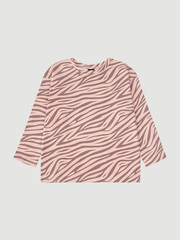 Лонгслив Mjölk Зебра розовая