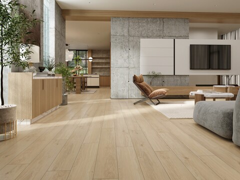 SPC ламинат Evofloor Home - Ash Light (Ясень Светлый)