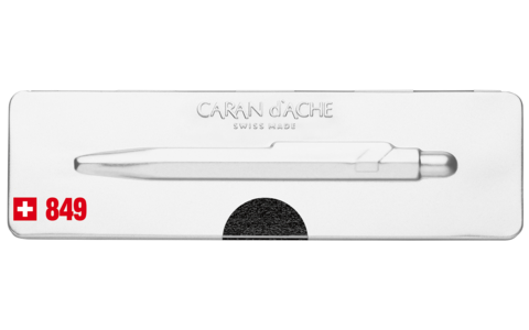 Ручка шариковая Caran d'Ache 849 Office Pop Line Metallic Black (849.809)