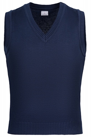 Темно-синий жилет STENSER для школы