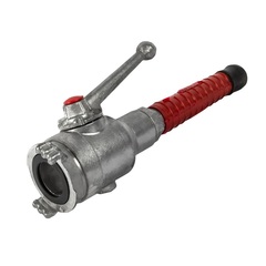 Ствол пожарный DDE ручной РСП-70, кран, рег-ка струи, алюминий (D-3