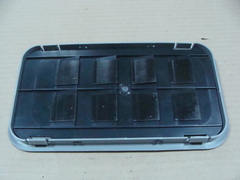 решетка вентиляции салона УАЗ-3162,3163 с клапаном (серая)  3162-00-8104398-01