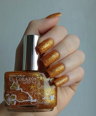 El Corazon Лак Confetti 521a  жёлтое золото