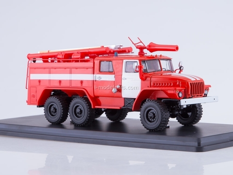 Ural-43202 AC-40 PM-102B fire engine 1:43 Start Scale Models (SSM)