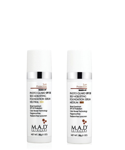 M.A.D. Skincare Подстраивающаяся сыворотка-основа под макияж с защитой SPF50 | Photo Guard Spf 50 Self-Adjusting Foundation Serum Medium