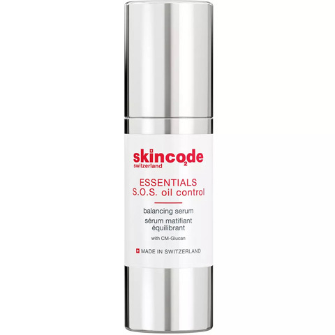 Skincode Essentials S.0.S Oil Control: СОС Матирующая сыворотка для жирной кожи лица (S.O.S Oil Control Balancing Serum)