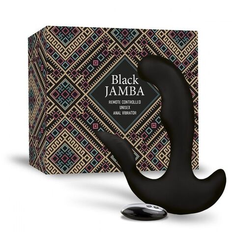 Универсальный анальный массажер Black Jamba Anal Vibrator - 12 см. - FeelzToys FLZ-E27823