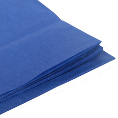 Упаковочная бумага, Тишью (76*50см), Темно-синяя, 10 листов.