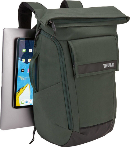 Картинка рюкзак городской Thule Paramount Backpack 24L Racing Green - 6