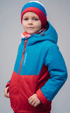 Детский тёплый прогулочный лыжный костюм Nordski Jr./Kids Montana Blue-Red
