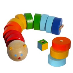 Игра-шнуровка "Веселая гусеница"