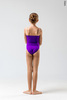 Strap leotard for kids | violet