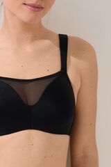 Мягкий спортивный бюстгальтер без косточек LISCA LIFESTYLE 20368_Черный