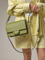 Сумка через плечо Deboro 30574 зеленый бамбук