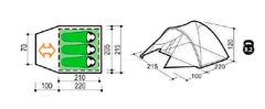 Туристическая палатка Canadian Camper Explorer 3