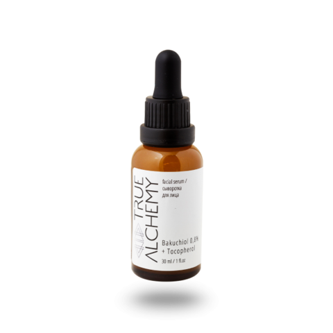 True Alchemy Сыворотка для лица Facial serum «Bakuchiol 0,8% + Tocopherol», 30 мл