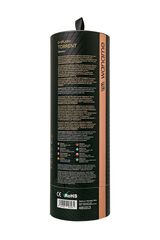 Черный силиконовый вибратор Torrent - 20,5 см. - 