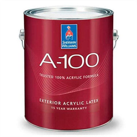 Краска Sherwin-Williams A-100 Exterior Latex Flat