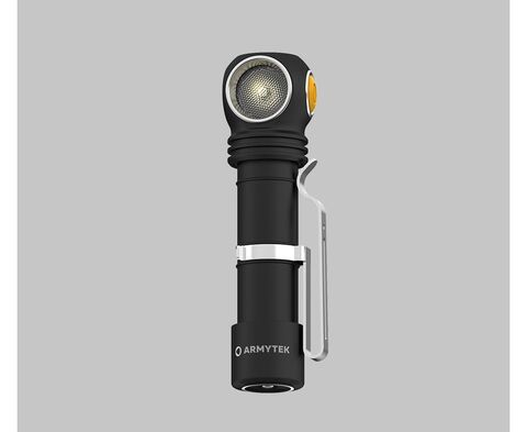 Фонарь универсальный Armytek Wizard C2 Pro Nichia Magnet USB черный/желтый лам.:светодиод.x1 (F06801