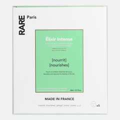 RARE PARIS  Élixir intense  Питательная тканевая маска для лица , 23 мл (упаковка 5 шт)