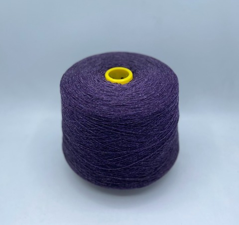 Бобинная пряжа (пр.Италия),art-Lambswool 2/17 850м/100гр, 100% Меринос, цвет-Ежевика(775/430). арт-32745