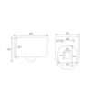 Vincea Evo Rimless VT1-34S Унитаз подвесной с сиденьем Микролифт