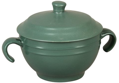 Супница с крышкой (зеленая) 9264-2