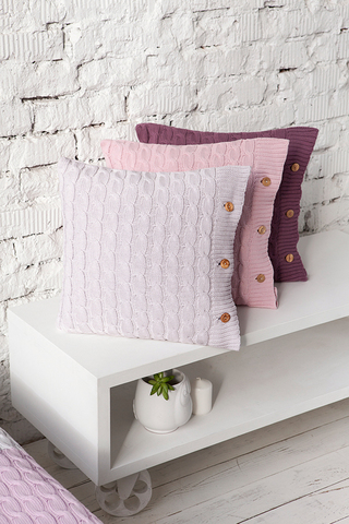 Наволочка декоративная 40х40 Luxberry Lux 22 черничный мусс