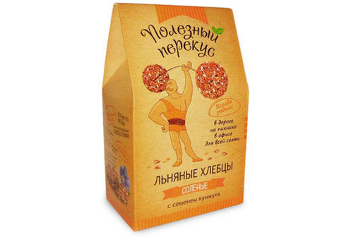 Хлебцы льняные с кунжутом, 100г