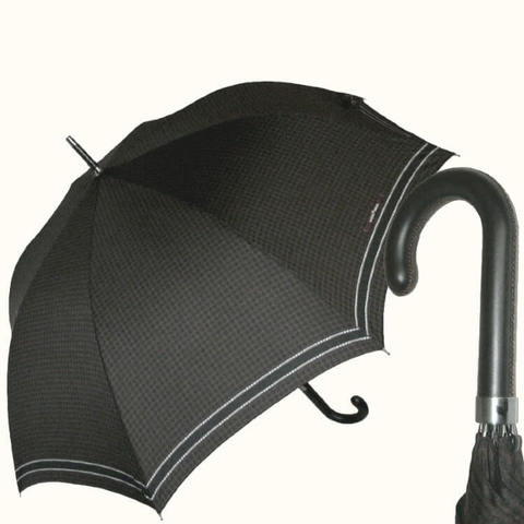 Зонт-трость Maison Perletti 16228-brown-Geometric design