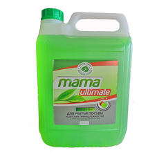 Средство для мытья посуды Mama Ultimate конц с аром зеленого чая 5л