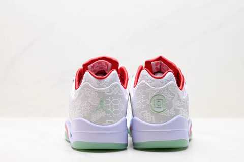 CLOT X Air Jordan 5 Retro Low 'White Silk 20th Anniversary' 