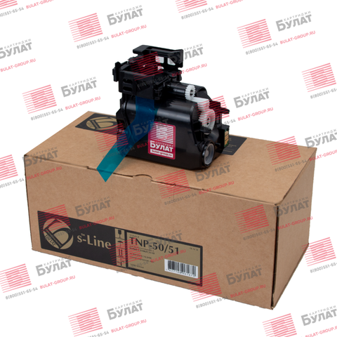 Тонер-картридж БУЛАТ s-Line TNP-50K, TNP-51K для Konica Minolta bizhub C3100 (Чёрный, 5000 стр.), универсальный