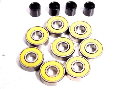 Подшипники SURFSKATE Abec 7 Bearings(yellow) (комп. 8 шт)