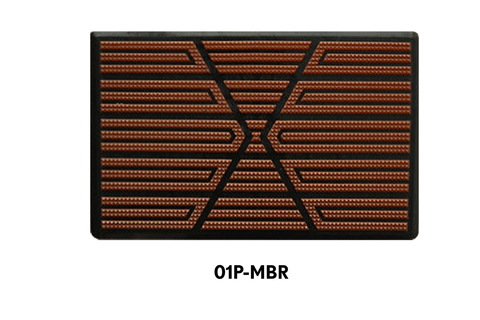 Подпятник 01 Резина-пластик (прямоугольные)