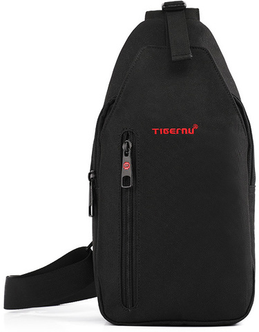 Картинка рюкзак однолямочный Tigernu T-S8027B черный - 1