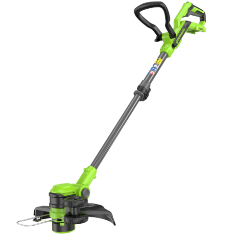 Триммер Greenworks G24LT301, 24v, 30 см, ø 1.6 мм с 1хАКБ 4А и ЗУ (аккумуляторный)