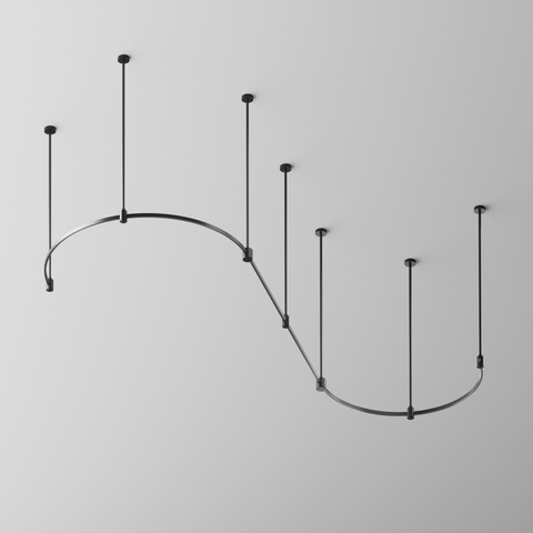 Шинопровод накладной/подвесной Maytoni Busbar trunkings flarity TRX154-SR-D800-B