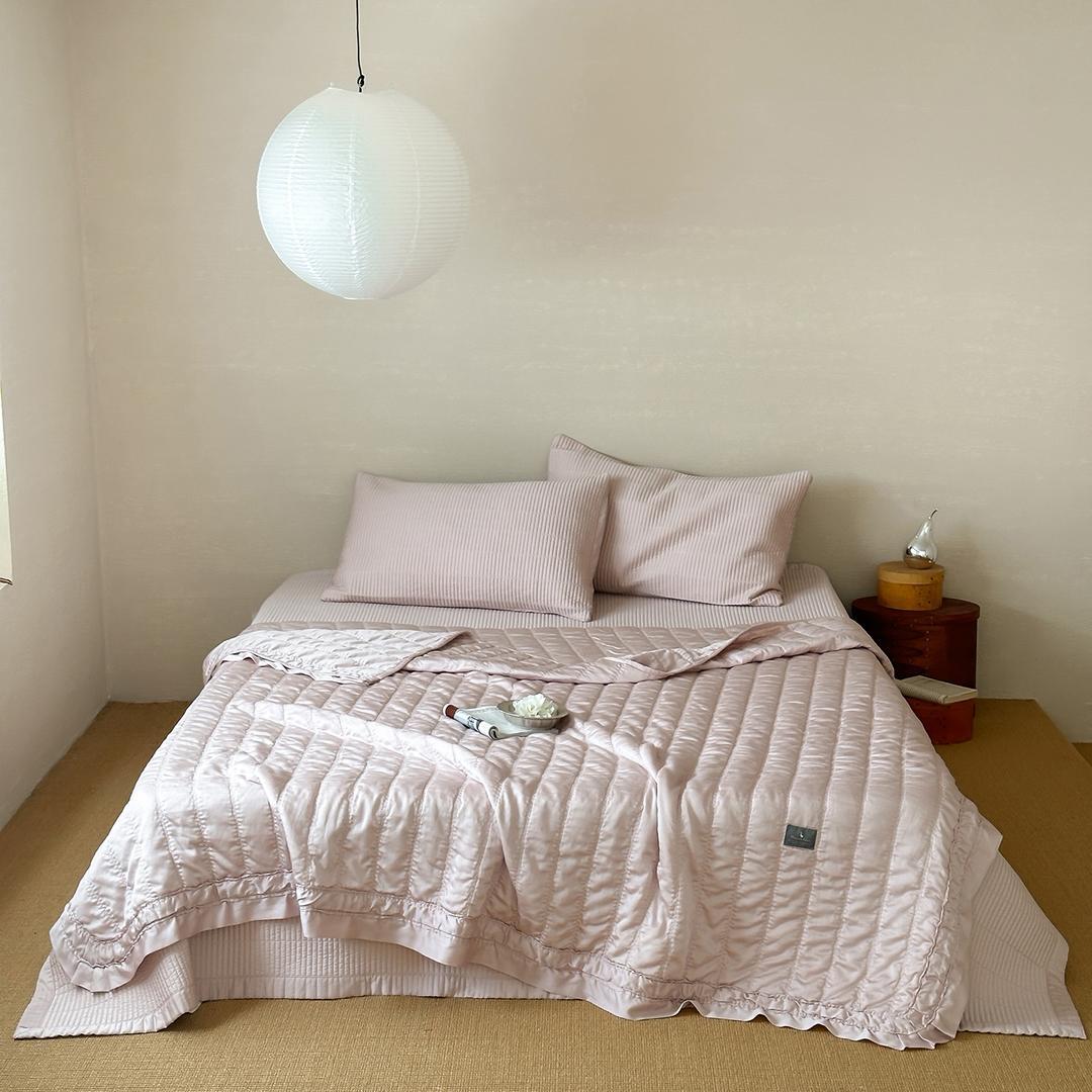 Покрывало Zephyr Home Тенсель 220x240 Пудра
