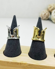 84538- Кольцо широкое BONE в стилистике Tiffany