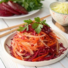 Капуста со свеклой по-корейски /1000 гр